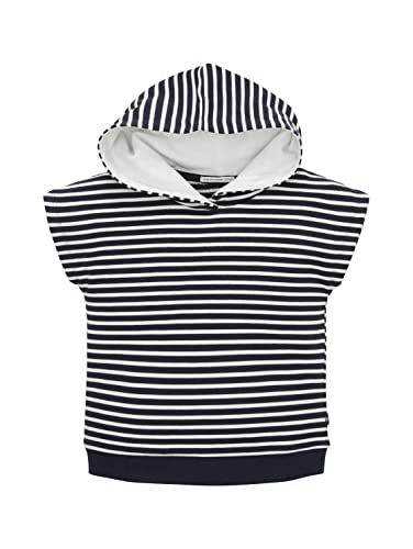 TOM TAILOR Mädchen 1036090 Sweatshirt, 31677 - Dark Blue Off White Stripe, 128-134 von TOM TAILOR