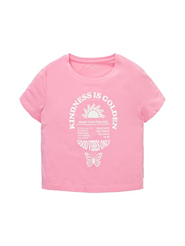 TOM TAILOR Mädchen 1036125 T-Shirt, 31654 - Pink Sun, 176 von TOM TAILOR