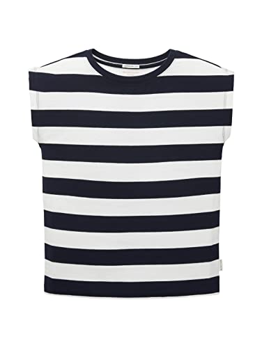 TOM TAILOR Mädchen 1036127 Kinder Top, 31690 - Navy Block Stripe, 140 von TOM TAILOR