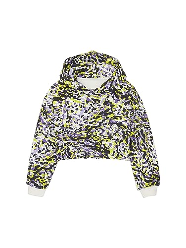 TOM TAILOR Mädchen 1037777 Cropped Hoodie mit Muster, 33751-large Multicolor Spotted Print, 140 von TOM TAILOR