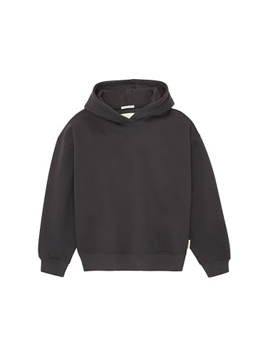 TOM TAILOR Mädchen 1038062 Basic Hoodie mit Handytasche, 29476-coal Grey, 152 von TOM TAILOR