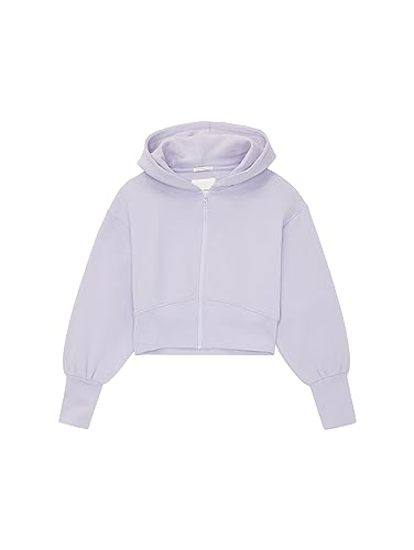 TOM TAILOR Mädchen 1038138 Basic Sweatjacke mit Kapuze, 29478-light Orchid Purple, 176 von TOM TAILOR