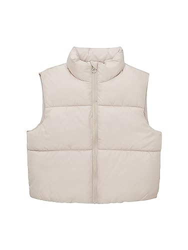 TOM TAILOR Mädchen 1038489 Puffer Weste, 30026-cloud Grey, 176 von TOM TAILOR