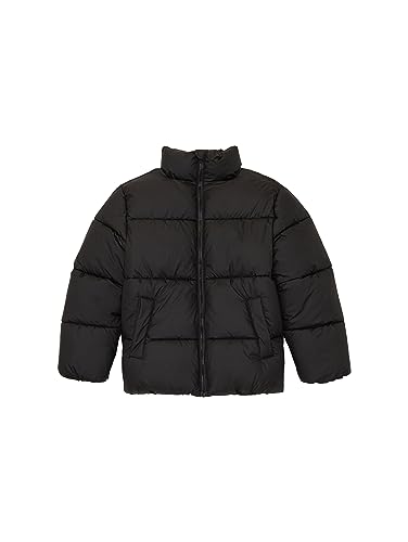 TOM TAILOR Mädchen 1038492 Puffer Winterjacke, 29999-Black, 176 von TOM TAILOR