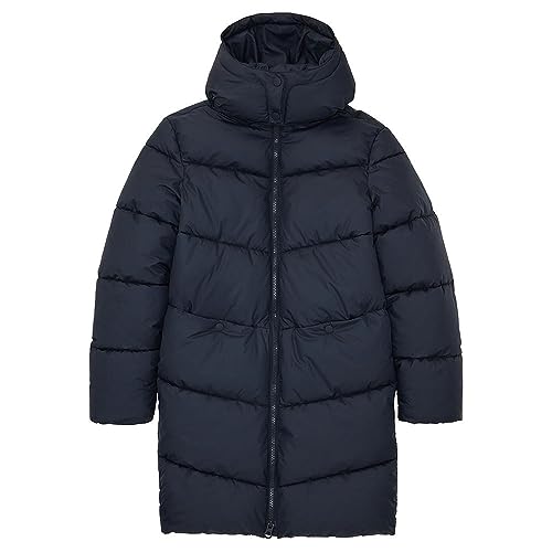 TOM TAILOR Mädchen 1038496 Longstyle Puffer Wintermantel, 10668-sky Captain Blue, 164 von TOM TAILOR