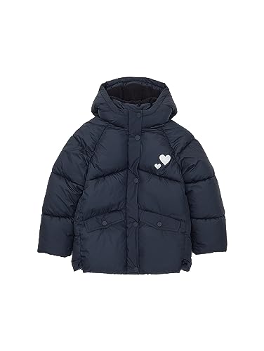 TOM TAILOR Mädchen 1038501 Puffer Winterjacke mit Kapuze, 10668-sky Captain Blue, 104/110 von TOM TAILOR