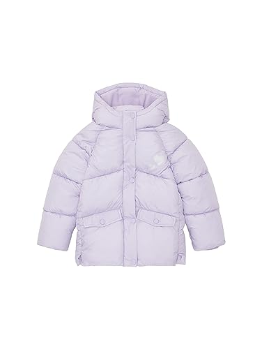 TOM TAILOR Mädchen 1038501 Puffer Winterjacke mit Kapuze, 29478-light Orchid Purple, 104/110 von TOM TAILOR