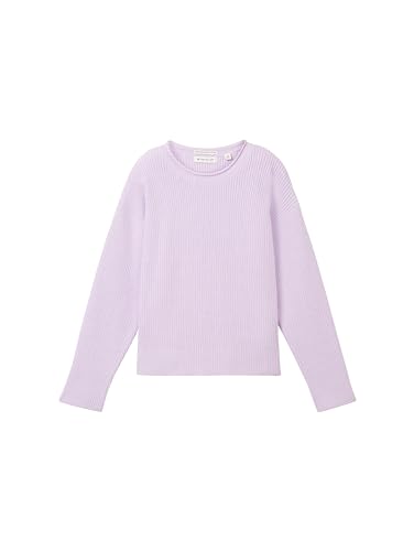 TOM TAILOR Mädchen 1038682 Basic Pullover, 29349-lilac Sky, 116/122 von TOM TAILOR