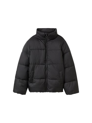 TOM TAILOR Mädchen 1043390 Kinder Puffer Winterjacke, 29999-Black, 128 TOM TAILOR Mädchen 1043390 Kinder Puffer Winterjacke, 29999-Black, 128 von TOM TAILOR