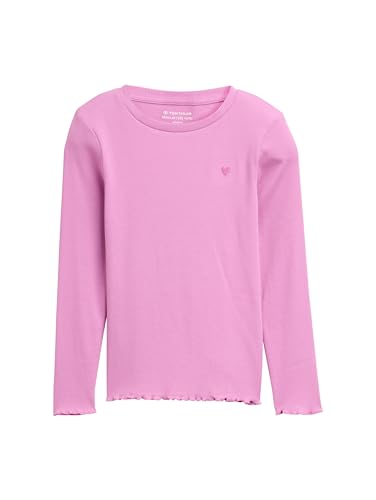 TOM TAILOR Mädchen 1044851 Longsleeve T-Shirt, 38339-Flashy Mauve, 92-98 von TOM TAILOR