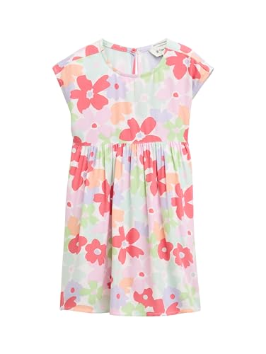 TOM TAILOR Mädchen 1046245 Kleid, 37776-Big Multicolor Flower Print, 92/98 von TOM TAILOR