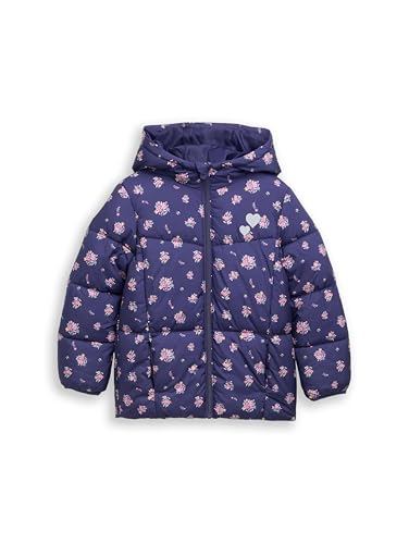 TOM TAILOR Mädchen 1047605 Jacke, 38409-Dark Blue Multi Color Flower, 116-122 von TOM TAILOR