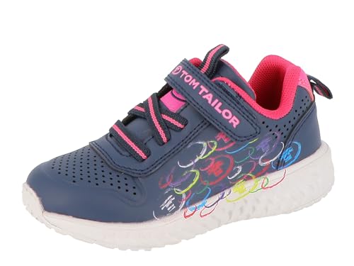 TOM TAILOR Mädchen 5374605 Sneaker, Navy, 38 EU von TOM TAILOR