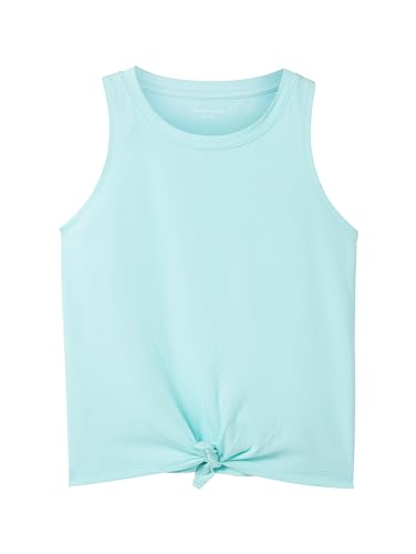 TOM TAILOR Mädchen Kinder Basic Top mit Knoten , soft blue lagoon, 152 von TOM TAILOR