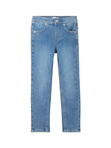 TOM TAILOR Mädchen Kinder Basic Treggings Skinny Jeans, 10119 - Used Mid Stone Blue Denim, 98 von TOM TAILOR