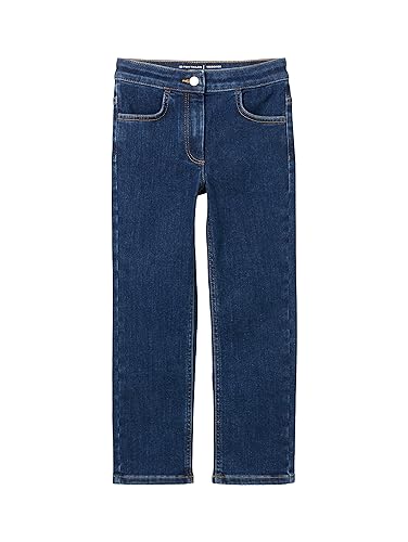 TOM TAILOR Mädchen Kinder Basic Treggings Skinny Jeans , Used Mid Stone Blue Denim, 122 von TOM TAILOR