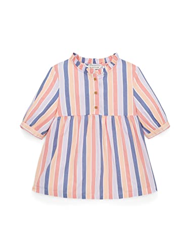 TOM TAILOR Mädchen Kinder Bluse mit Streifen 1035182, Blau, 104-110 von TOM TAILOR