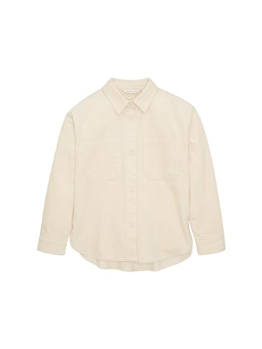 TOM TAILOR Mädchen Kinder Cord Hemdbluse , Light Sand, 164 von TOM TAILOR