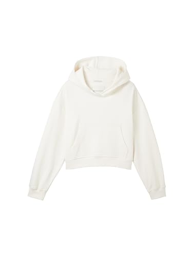 TOM TAILOR Mädchen Kinder Hoodie mit Rückenprint, 10348 - Gardenia White, 164 von TOM TAILOR