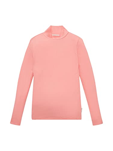 TOM TAILOR Mädchen Kinder Langarmshirt mit Rollkragen 1033897, Pink, 164 von TOM TAILOR