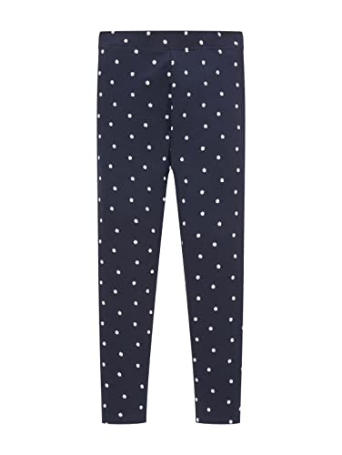 TOM TAILOR Mädchen Kinder Leggings mit Punkten 1037044, Blau, 92-98 von TOM TAILOR