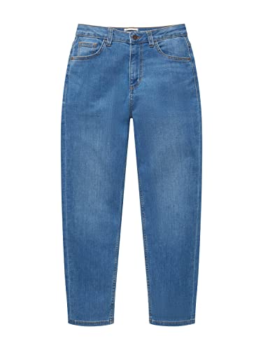 TOM TAILOR Mädchen Kinder Mom Fit Jeans 1035976, Blau, 140 von TOM TAILOR