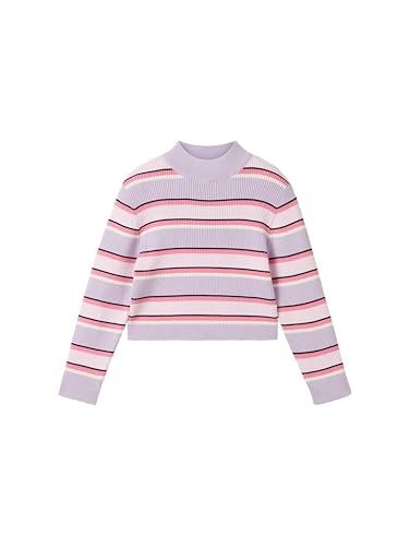 TOM TAILOR Mädchen Kinder Pullover mit Streifen,35827 - Irregular Multicolor Stripe, 128/134 TOM TAILOR Mädchen Kinder Pullover mit Streifen,35827 - Irregular Multicolor Stripe, 128/134 von TOM TAILOR