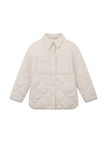 TOM TAILOR Mädchen Kinder Steppjacke 1033331, Grau, 104-110 von TOM TAILOR