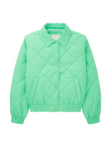 TOM TAILOR Mädchen Kinder Steppjacke mit Kent-Kragen 1035710, Grün, 152 von TOM TAILOR