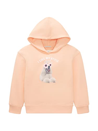 TOM TAILOR Mädchen Kinder Sweatshirt mit Fotoprint 1035180, Orange, 92-98 von TOM TAILOR