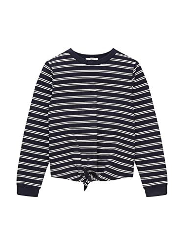 TOM TAILOR Mädchen Kinder Sweatshirt mit Print 1035202, Blau, 116-122 von TOM TAILOR