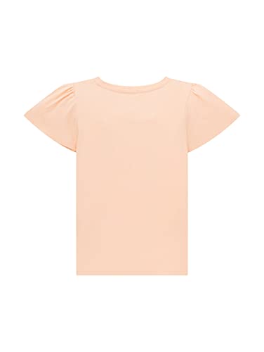 TOM TAILOR Mädchen Kinder T-Shirt mit Fügelärmeln & Print 1035170, Orange, 116-122 von TOM TAILOR