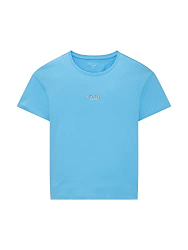 TOM TAILOR Mädchen Kinder T-Shirt mit Print 1035118, Blau, 128 von TOM TAILOR