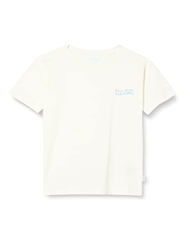 TOM TAILOR Mädchen Kinder T-Shirt mit Print 1035118, Weiß, 128 von TOM TAILOR