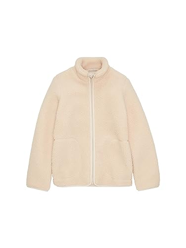 TOM TAILOR Mädchen Kinder Teddy Jacke mit Taschen, Light Sand, 128 von TOM TAILOR