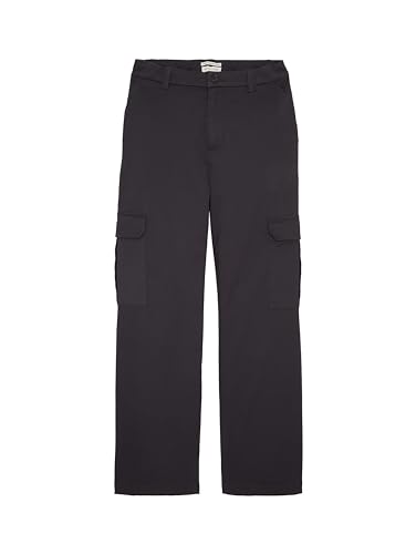 TOM TAILOR Mädchen Kinder Wide Leg Cargo Hose , coal grey, 134 von TOM TAILOR