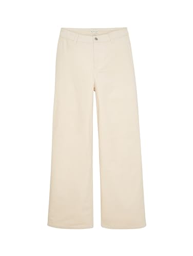 TOM TAILOR Mädchen Kinder Wide Leg Cord-Hose, Light Sand, 134 von TOM TAILOR