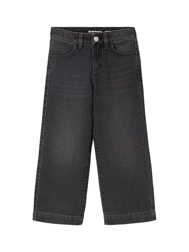 TOM TAILOR Mädchen Kinder Wide Leg Fit Jeans, 10210 - Grey Denim, 110 von TOM TAILOR