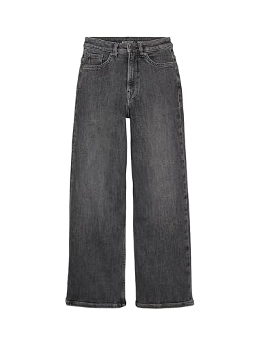 TOM TAILOR Mädchen Kinder Wide Leg Fit Jeans , used mid stone grey denim, 128 von TOM TAILOR