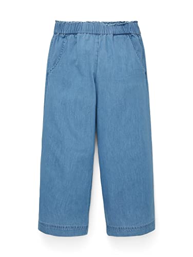 TOM TAILOR Mädchen Kinder Wide Leg Jeans 1037170, Blau, 98 von TOM TAILOR