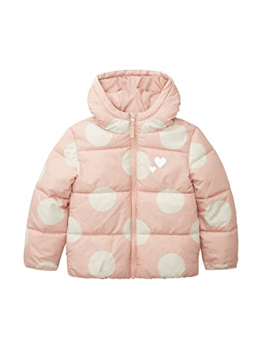 TOM TAILOR Mädchen Kinder Wintejacke mit Muster 1033319, Pink, 104-110 von TOM TAILOR