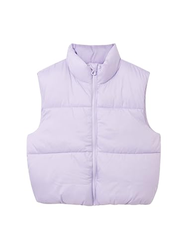 TOM TAILOR Mädchen 1038489 Puffer Weste, 29478-light Orchid Purple, 152 von TOM TAILOR