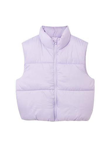 TOM TAILOR Mädchen 1038489 Puffer Weste, 29478-light Orchid Purple, 152 von TOM TAILOR