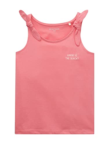 TOM TAILOR Mädchen Top mit Schleifendetail 1031828, Pink, 92-98 von TOM TAILOR