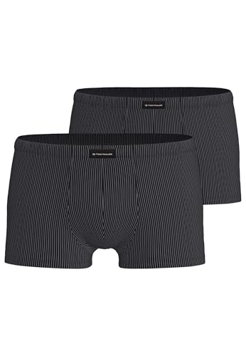 TOM TAILOR Herren Pants schwarz Melange 2er Pack 6 von TOM TAILOR