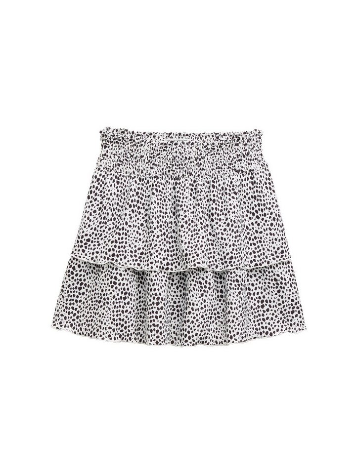 TOM TAILOR Minirock Röcke Mini Volant-Rock mit Muster von TOM TAILOR