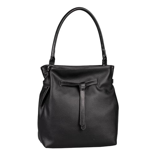 TOM TAILOR Naida Damen Hobo Bag Schultertasche Mittelgroß Schwarz von TOM TAILOR