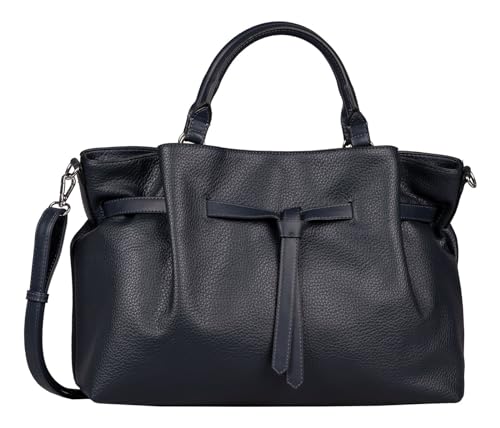 TOM TAILOR Naida Damen Shopper Umhängetasche Reißverschluss Groß Blau von TOM TAILOR