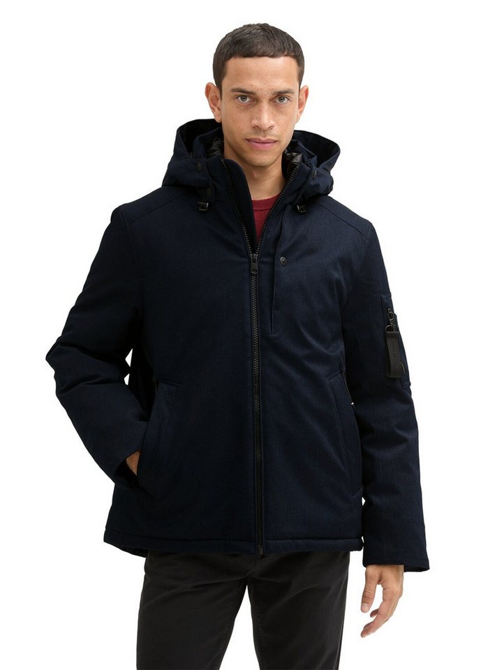 TOM TAILOR Outdoorjacke padded jacket, sky captain melange von TOM TAILOR
