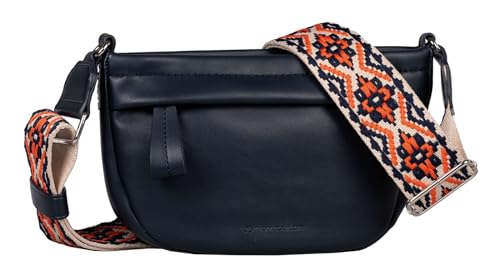 TOM TAILOR Palina Damen Shopper Umhängetasche Reißverschluss Groß Blau von TOM TAILOR